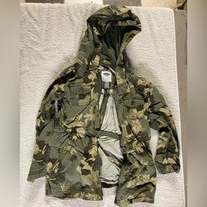 Girls Old Navy green jacket size S 6/7